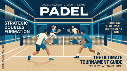 Padel Action On Court Strategic Doubles Formation tournament Guide