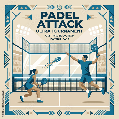 Padel Attack Ultra Tournament Fast Paced Action Power Play
