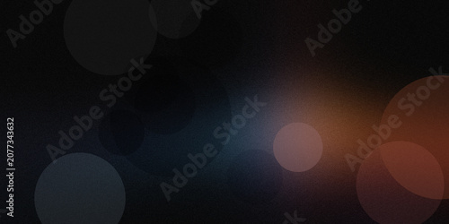 Foto Abstract dark background with scattered translucent circles and subtle light glows creating mysterious and atmospheric effect