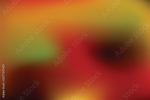 Abstract Soft Mesh Gradient Background with Vibrant Green Red Orange Purple Color Blend, Modern Smooth Blurred Colorful Vector Wallpaper for Branding, Web Design, Presentation and Creative Projects