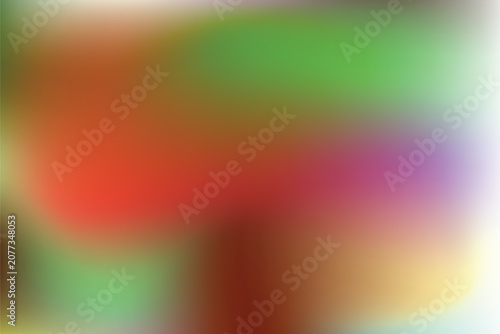 Abstract Soft Mesh Gradient Background with Vibrant Green Red Orange Purple Color Blend, Modern Smooth Blurred Colorful Vector Wallpaper for Branding, Web Design, Presentation and Creative Projects