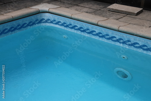 Cuadro en lienzo Entretien piscine