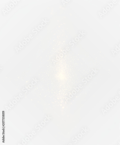 Shimmering Gold Dust and Bokeh Light Effect Overlay