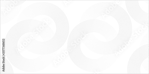 Fotografija Abstract white glowing geometric lines on gray background