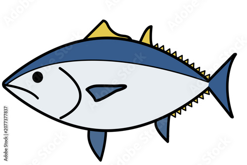 マグロのカラーアイコン 