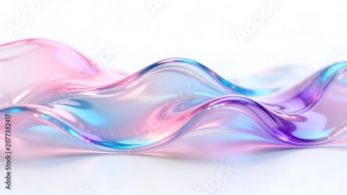 Abstract flowing colorful liquid