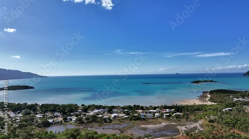 Spectacular cinematic aerial footage of Dingo Beach Queensland Australia