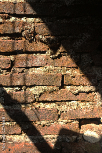 Fotografie Brick Wall Construction Pattern Building Structure Masonry Background Texture