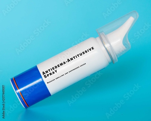 Tableau sur toile Antiedema-Antitussive Spray Reduces swelling and suppresses