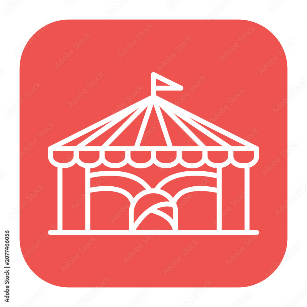 Obraz premium Big Top Icon