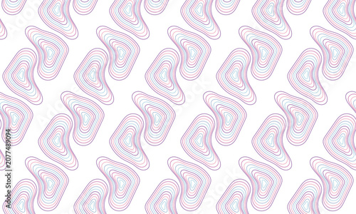 Abstract wavy line pattern in soft violet and blue shades with abstract
