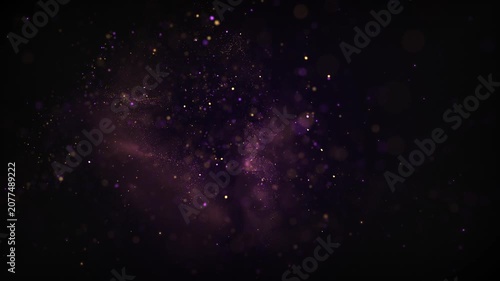 Magic Particles Flow, Loop Alpha Background