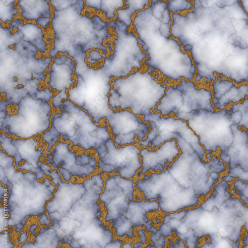 Luxurious white marble with intricate golden veining, creating a rich and elegant texture.