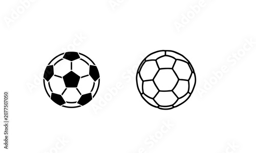 soccer ball on white background
