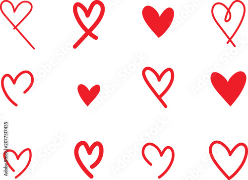 red heart shaped balloons