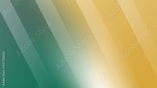 Dynamic Gradient Stripes Abstract Background Animation with Teal and Gold Color Transition.