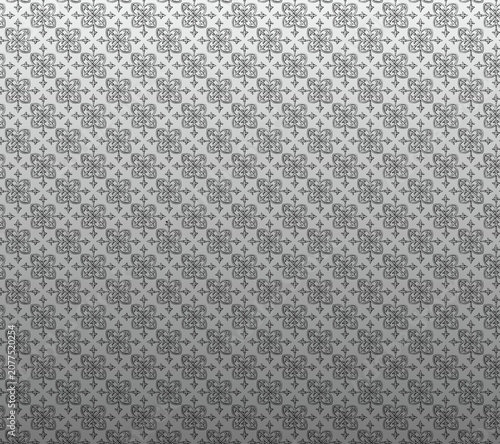 A gray and white gradient background with small squares pattern