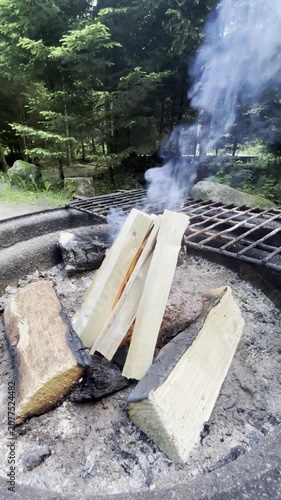 wood smoking