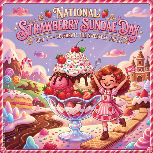National Strawberry Sundae Day