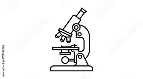 Microscope Instrument For Scientific Research.