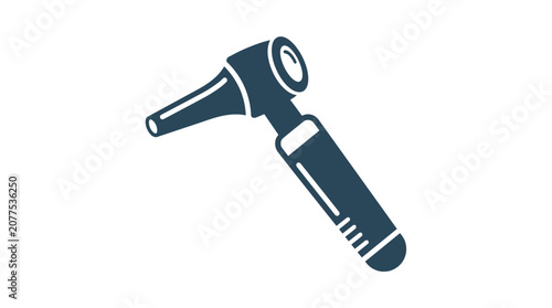 Ophthalmoscope medical device for eye exam.