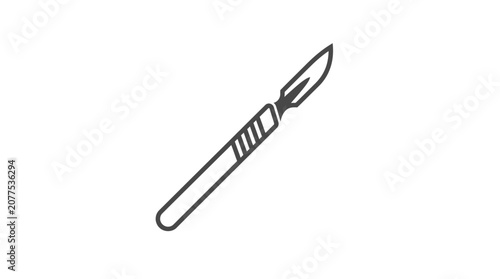Scalpel surgical tool medical instrument.