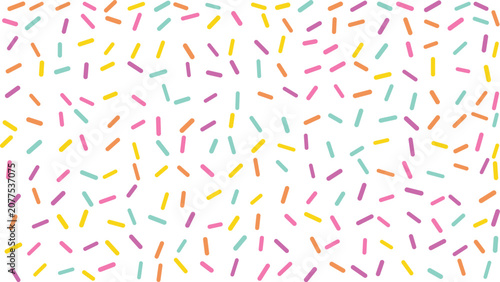 Konstfotografi Colorful sprinkle pattern a vibrant and playful seamless design for festive back