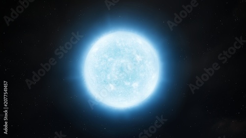 Konstfotografi White dwarf in space