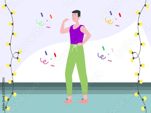 Konstfotografi Captivation Concept Illustration Illustration Vector Style