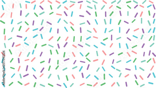 Canvastavla Colorful sprinkle pattern abstract pastel confetti background for celebrations p