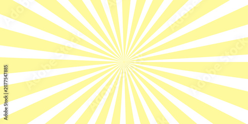 Konstfotografi Radiant yellow and white sunburst pattern radiates outwards from the center, creating a bright, energetic, and hopeful abstract background