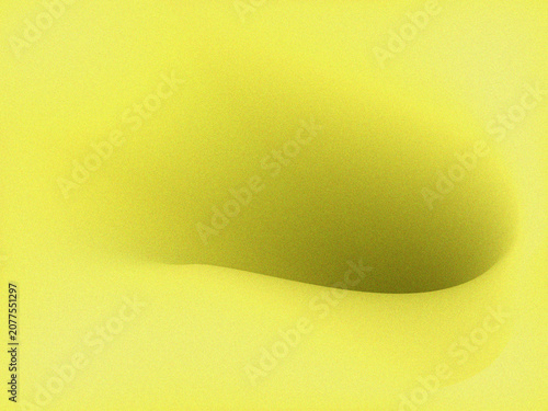 Abstract Yellow Grainy Gradient Background with Soft Wave Shadow