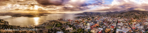 D Tas Hobart bridge to mount rise pan