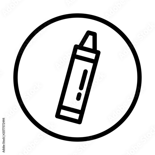 Crayon Vector Icon