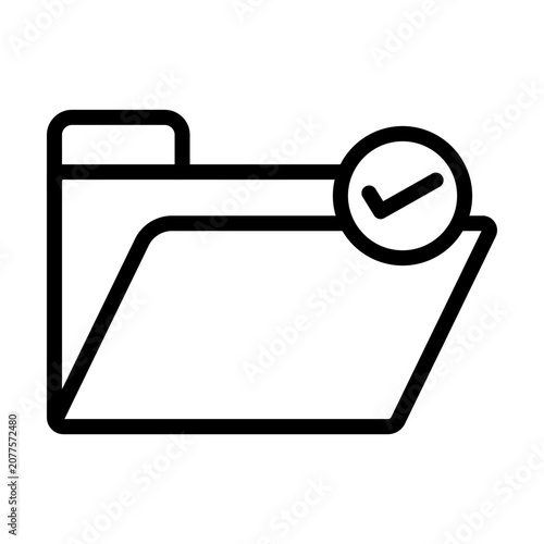 File Folder Vector Icon