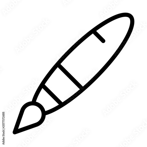 Paintbrush Vector Icon