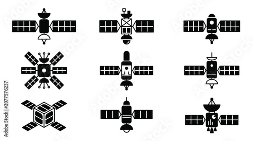 Various Satellite Designs and Models.