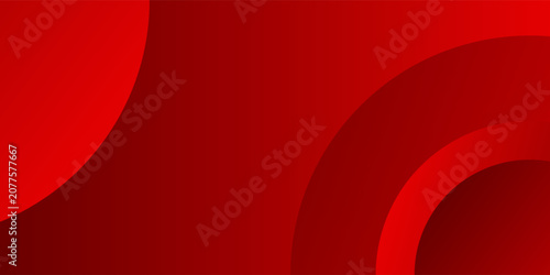 Valokuva Abstract red geometric shapes background