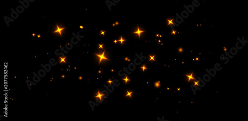 Photos Golden shining star background perfect for screen effect overplay photo effect P