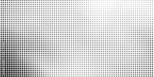 Tableau sur toile Halftone circle background