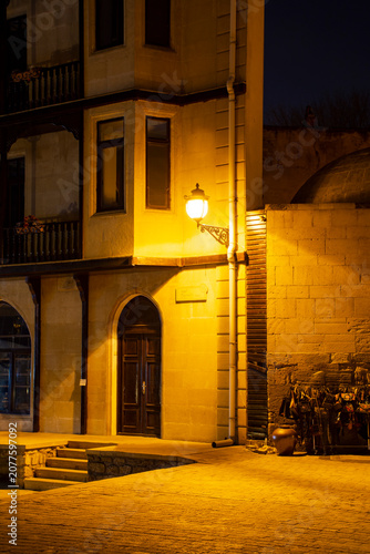 Baku Old Town During Night, Azerbaijan 