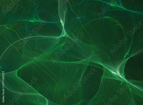 Fractal colored abstract on black background