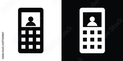 Cuadro en lienzo Interphone icon