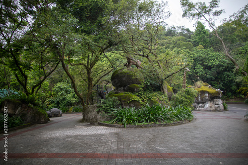 In summer, the famous Taipei Zoo in Taiwan