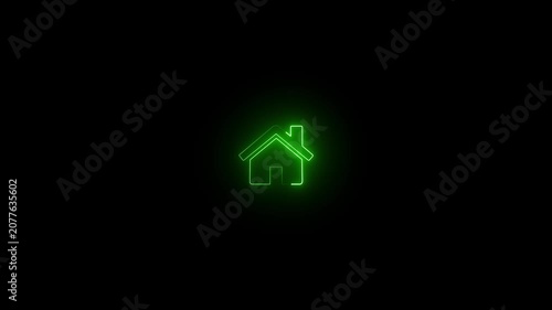 green house on black