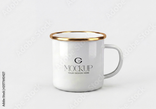 Enamel Mug Mockup