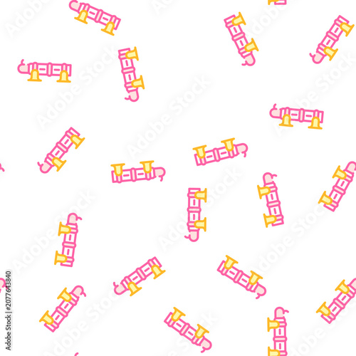 Fotografi bombard weapon vector seamless pattern bombard weapon sign illustration