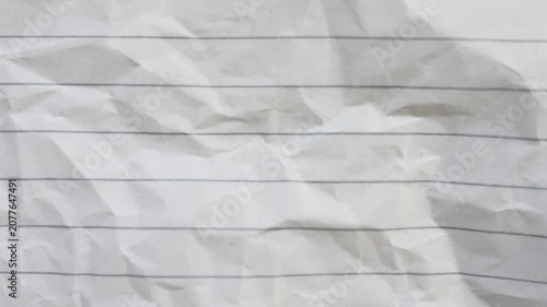 Crumpled Paper Texture Animation