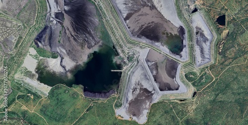 фотографія Palabora Mine Tailings Complex Satellite View, Phalaborwa South Africa