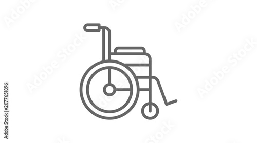 Wheelchair for disabled people mobility aid.